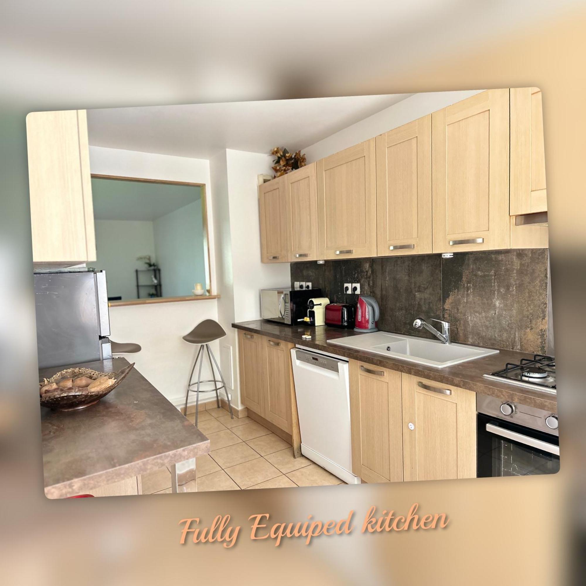 Le Duplex Chessy - 15Min From Disneyland - 2 Private Parkings - Garden - Kingsize & Queensize Bed - Supermarket Behind The House Ngoại thất bức ảnh